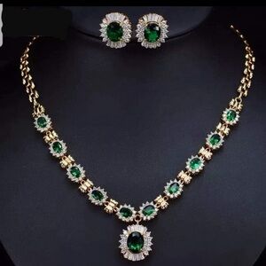 Necklace with earrings